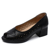 Nina Women's Open Toe Leather Sandals